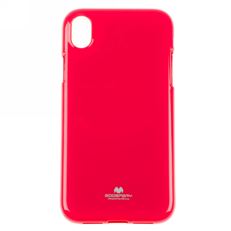 Mercury - Jelly Case - IPHONE XR - no hole - hot ružová