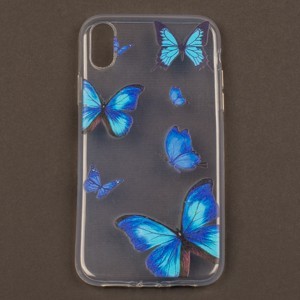 IPHONE XR - gumený obal - Butterfly