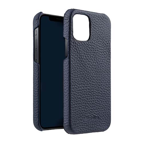 Melkco - IPHONE 12 Mini - kožený obal - Modrá