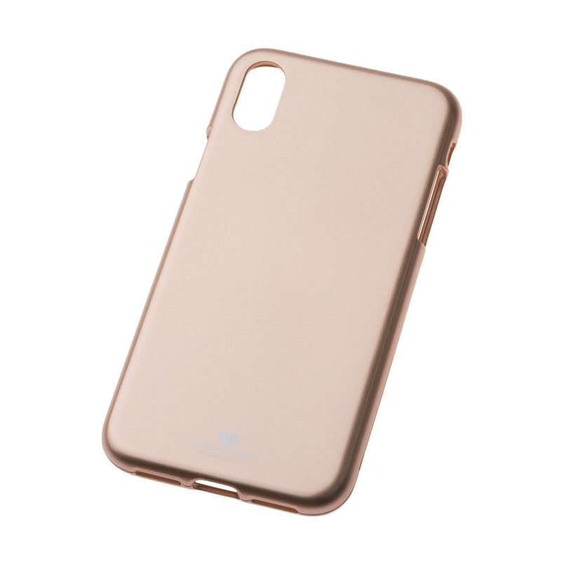 Mercury - Jelly Case - IPHONE X - zlatá