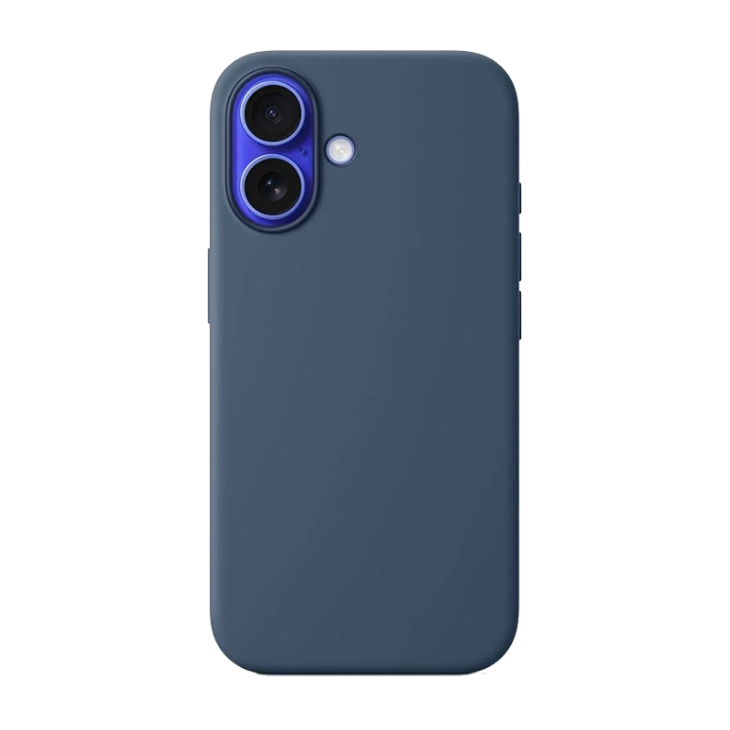 Silikónový kryt - IPHONE 16 Plus - s MagSafe - modrá
