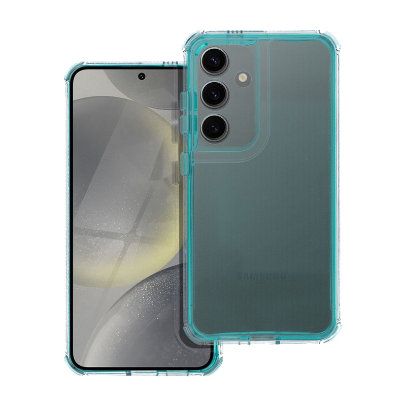 Silikónový kryt - Samsung Galaxy S24 FE - Priehľadný zelený