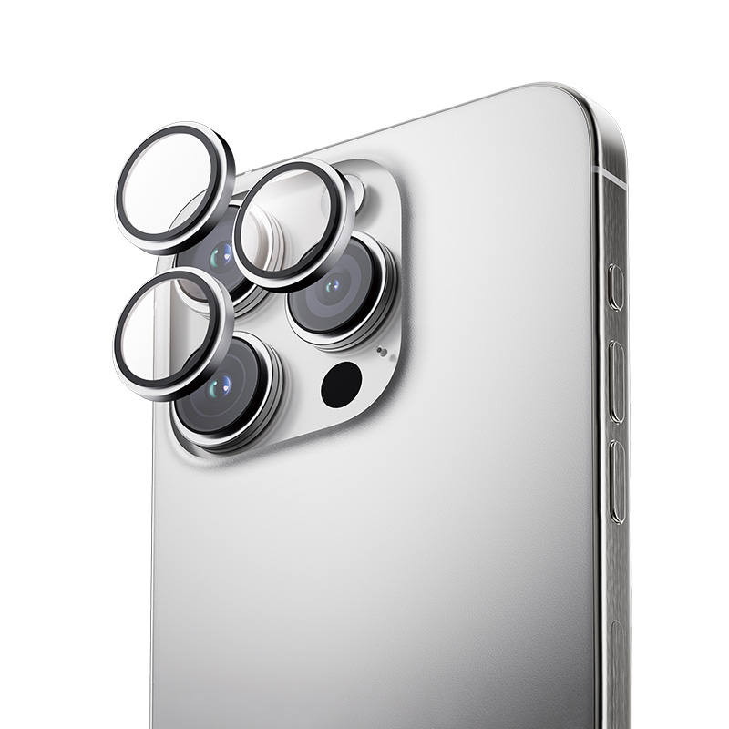 Camera Lens Protection - IPHONE 16 Pro/16 Pro Max - White Titanium