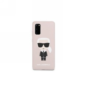 Karl Lagerfeld - Silicone Case - Samsung Galaxy S20 Plus  - Ružová