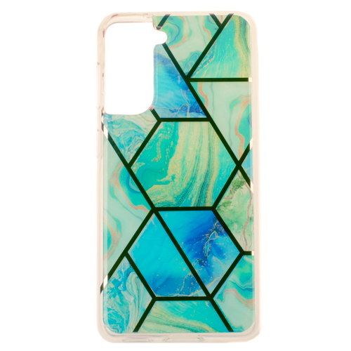 Samsung Galaxy S21 - gumený obal - Geometrický  Mramor vz.2