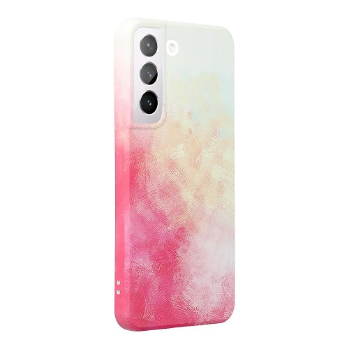 Forcell - Pop TPU - Samsung Galaxy S22 - Červeno-biela