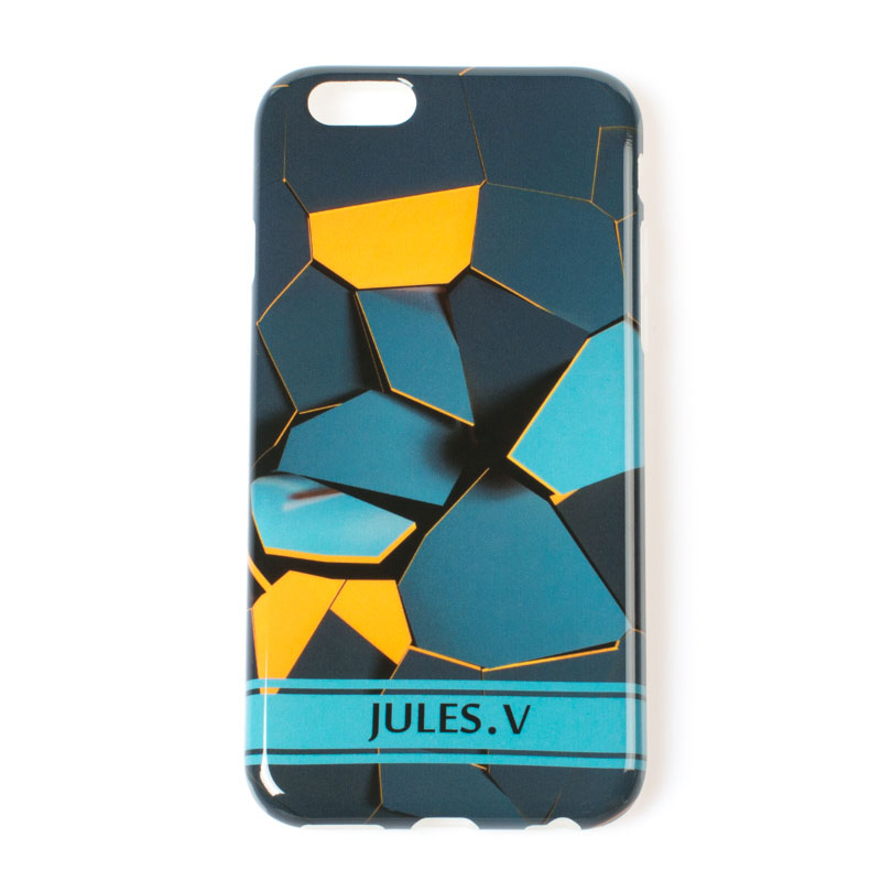 Jules V - IPHONE 6 - gumený obal - fraktal