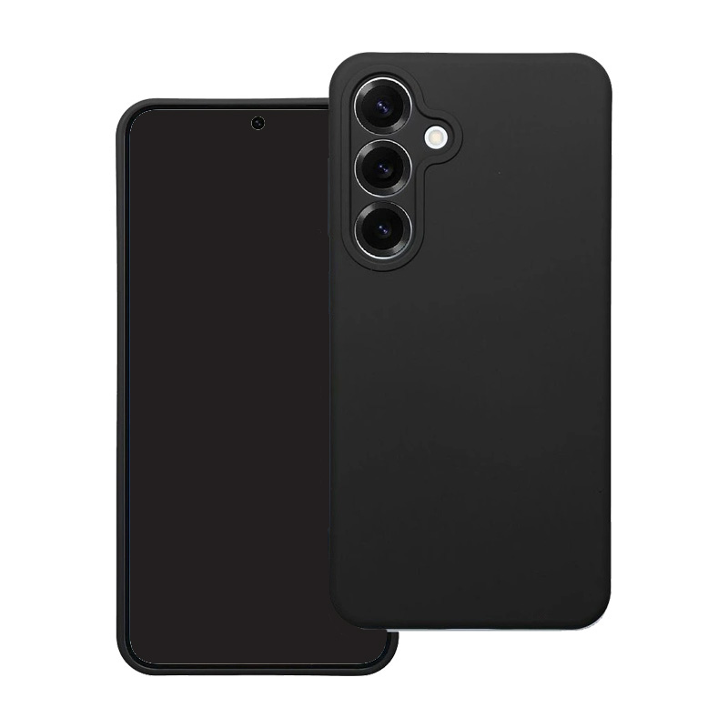 Silikónový kryt - Samsung Galaxy S25 - Čierna