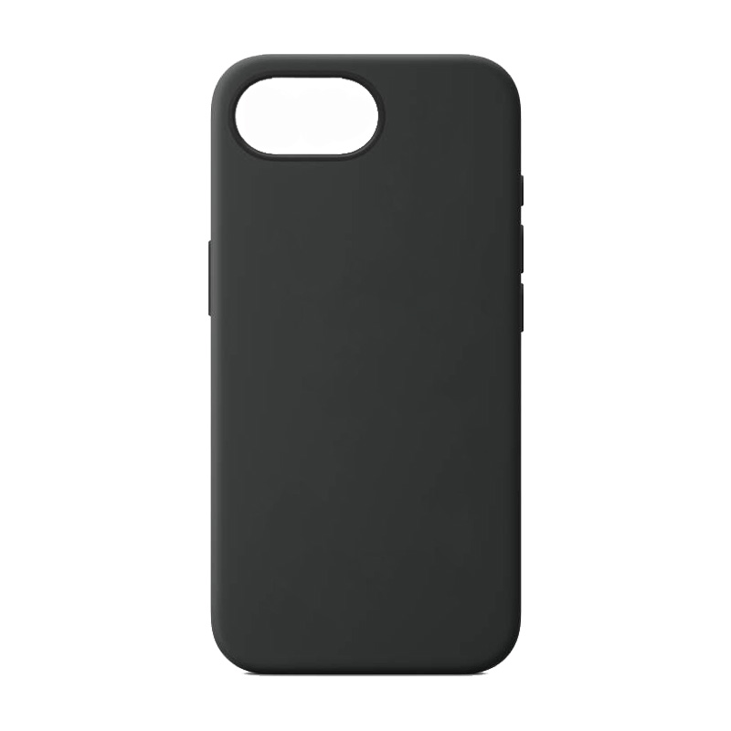 IPHONE 16e - gumený obal - čierna