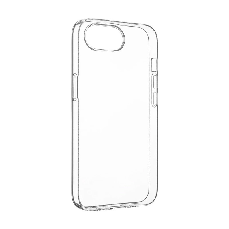 IPHONE 16e - gumený obal - priehľadná
