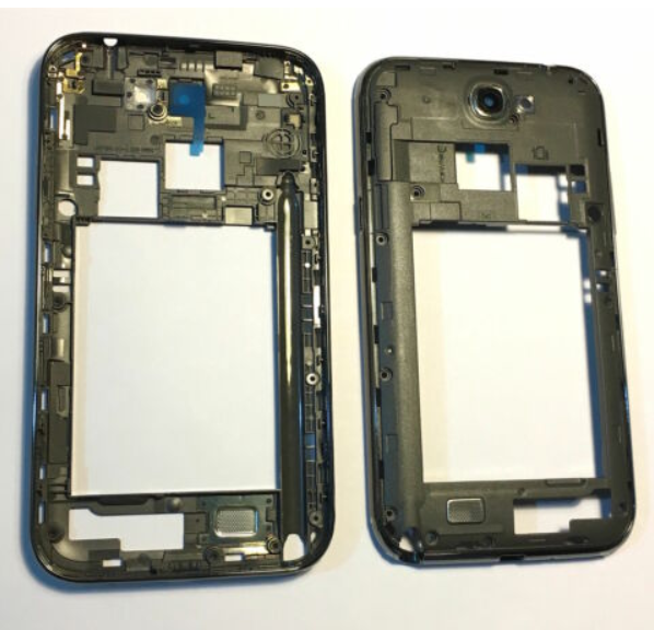 Samsung Galaxy Note 2 Stredový rám (šedá)