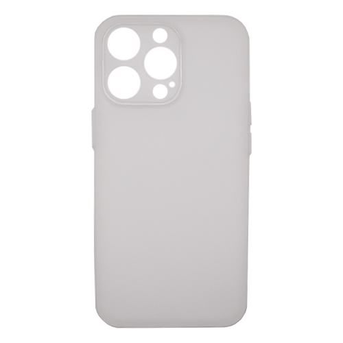 Ultra Slim - Matný pogumovaný obal - IPHONE 13 Pro - biela