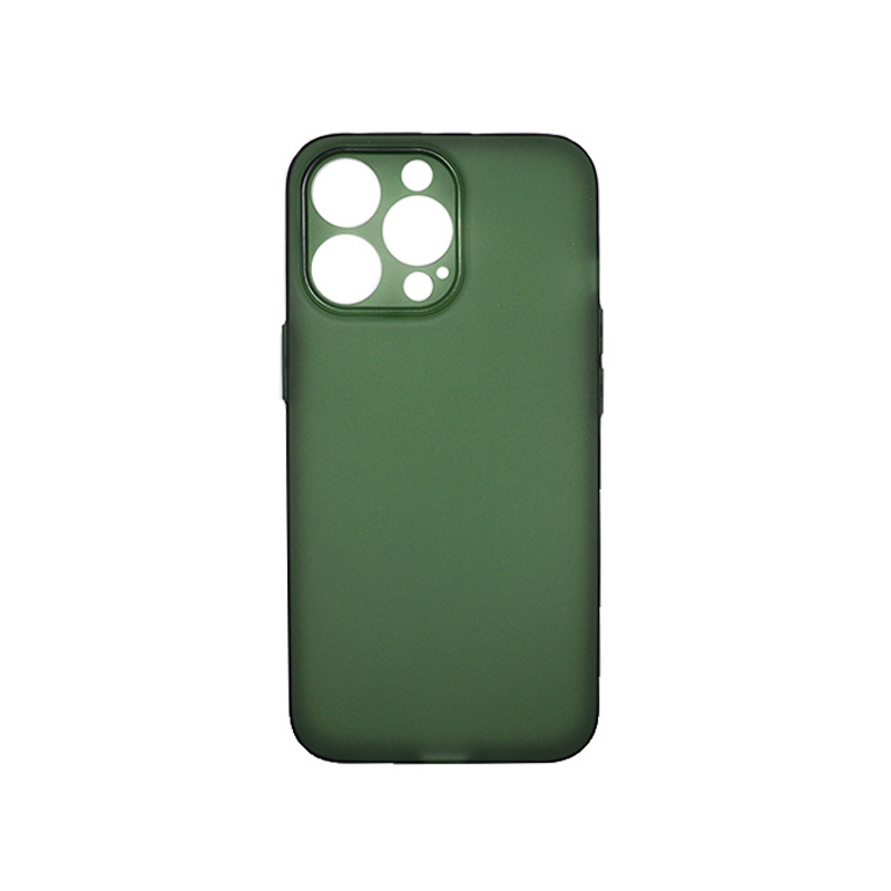 Ultra Slim - Matný pogumovaný obal - IPHONE 12 Pro - zelená