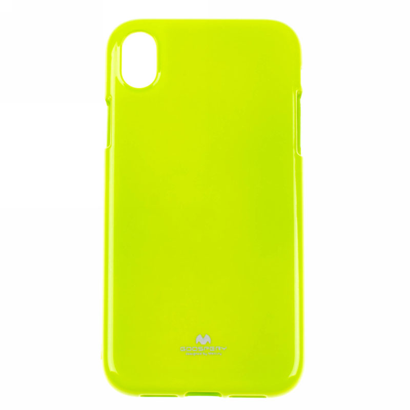 Mercury - Jelly Case - IPHONE XR - no hole - limetková