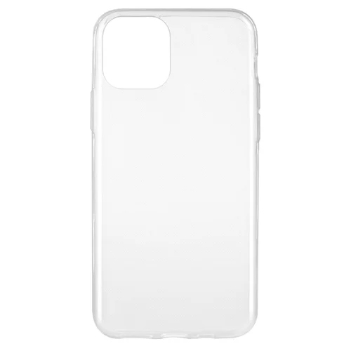 IPHONE 11 - gumený obal - priehľadná