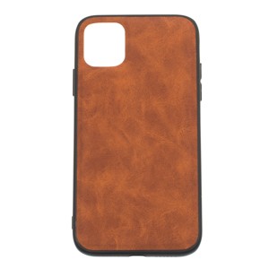 IPHONE 11 Pro - Kožený obal - hnedá