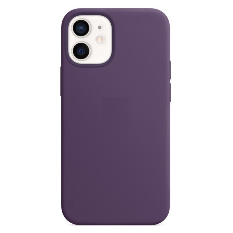 Silikónový kryt - IPHONE 12 Mini - s MagSafe - fialový