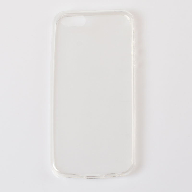 IPHONE 5 - gumený obal - priehľadná