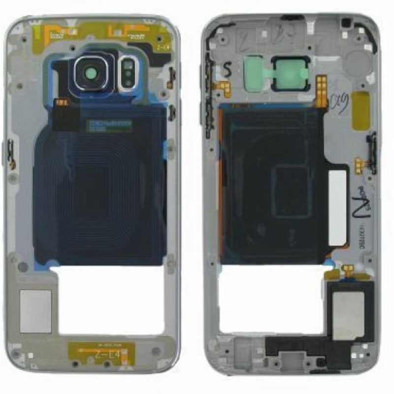 Samsung Galaxy S6 EDGE Stredový rám s dielmi (zlatá)
