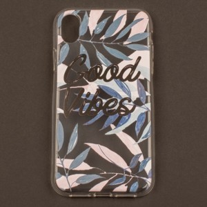 IPHONE XR - gumený obal - Good Vibes