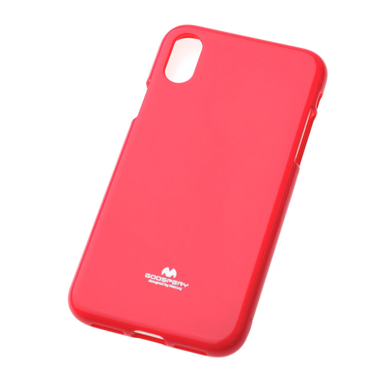 Mercury - Jelly Case - IPHONE X - tmavá ružová