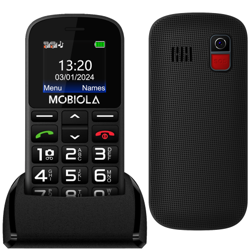 Mobiola - MB200 - mobilný telefón Dual SIM - Čierna