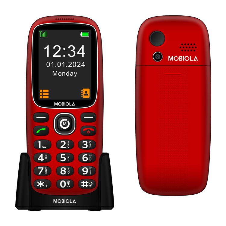 Mobiola - MB3120i - mobilný telefón - Červená