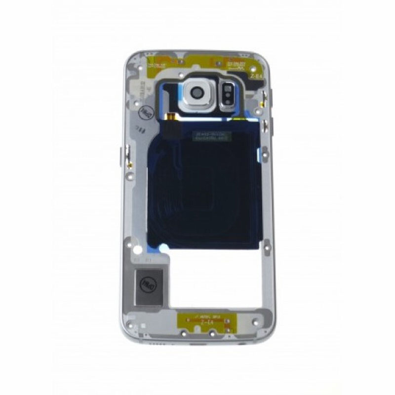 Samsung Galaxy S6 EDGE Stredový rám s dielmi (modrá)