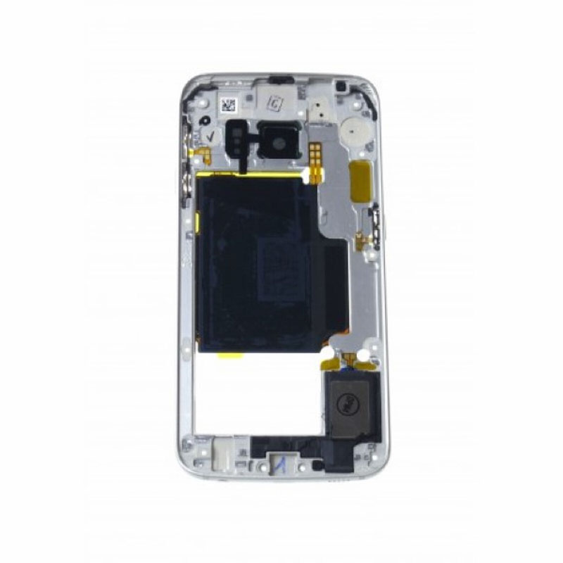 Samsung Galaxy S6 EDGE Stredový rám s dielmi (zelená)