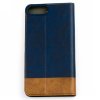 apple-iphone-7-plus-knizkový-kozenkovy-obal-modra,hnedy-spodok-2