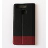 huawei-p9-kozenkovy-knizkovy-obal-cierna-cerveny-spodok-2