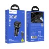 Balenie Nabíjací adaptér s Lightning káblom do auta 30W čierny