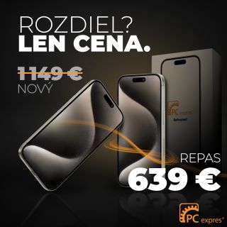 Platiť viac neznamená mať viac. Repasované zariadenia sú kontrolované, funkčné a pripravené na každodenné používanie - za...