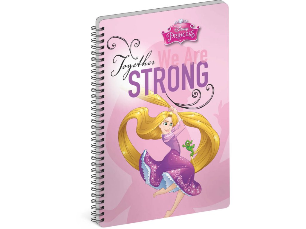 Spirálový blok Princezny – Strong, A5, nelinkovaný