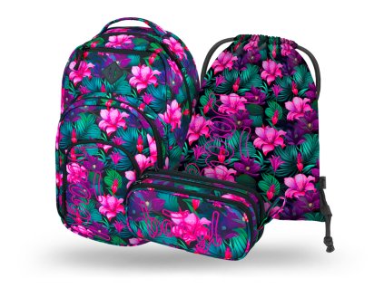 BAAGL 3 SET Coolmate Paradise: batoh, penál, sáček