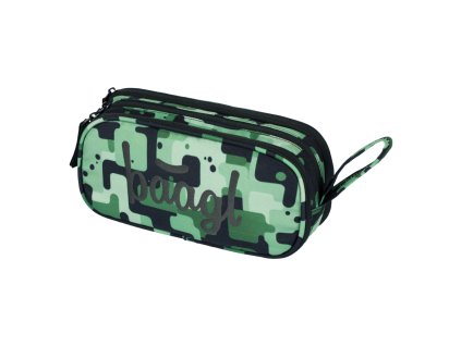 BAAGL Studentský penál etue Green