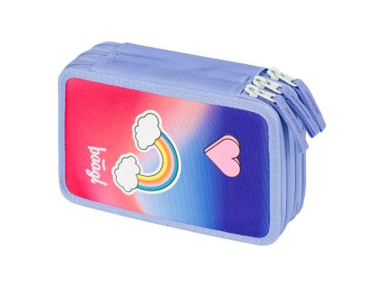 BAAGL Školní penál třípatrový Hippie