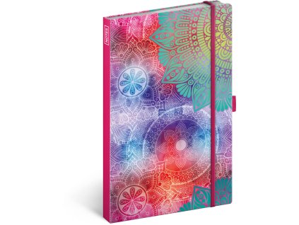 NOTIQUE Notes Mandala, linkovaný, 13 x 21 cm