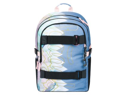 BAAGL Školní batoh Skate Moon