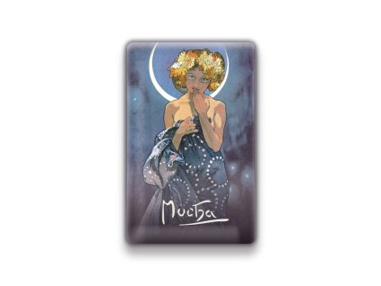 Magnet Alfons Mucha – Luna, 54 × 85 mm