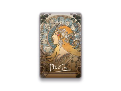 Magnet Alfons Mucha – Zodiak, 54 × 85 mm