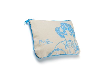 Plátěná etue Alfons Mucha – Emerald, Fresh Colletion