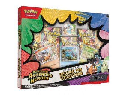 Pokémon TCG: Mega Evolution Ascended Heroes - First Partner Deluxe Pin Collection