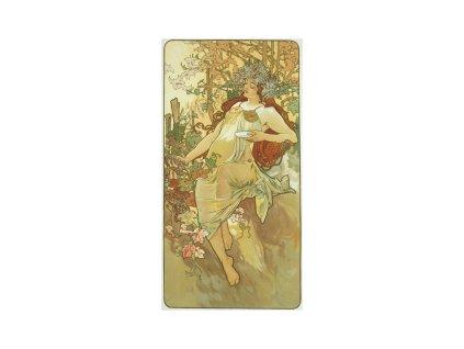 Pohled Alfons Mucha – Autumn, dlouhý