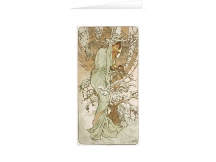 Blahopřání Alfons Mucha – Winter