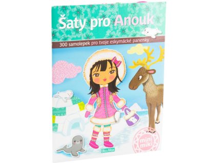 Šaty pro Anouk - kniha samolepek