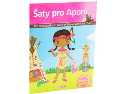 Šaty pro Aponi - kniha samolepek