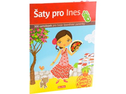 Šaty pro Ines - kniha samolepek