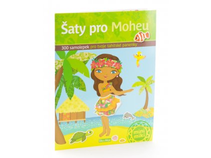 Šaty pro Moheu - kniha samolepek