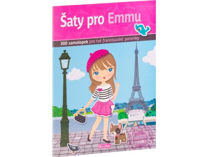 Šaty pro EMMU - kniha samolepek